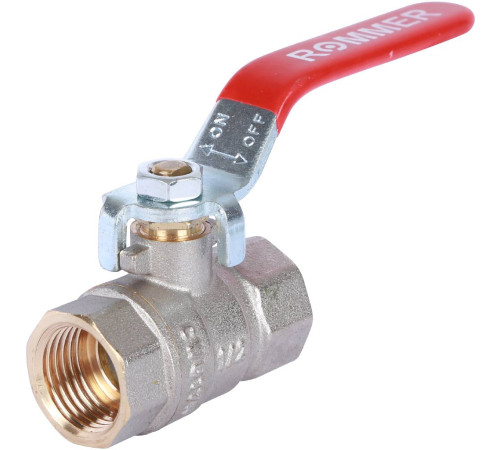Кран шаровой ROMMER 1/2 ВР/ВР ручка рычаг RBV-0001-0110315