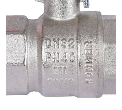 Кран шаровой ROMMER 1 1/4 ВР/ВР ручка рычаг RBV-0001-0110332