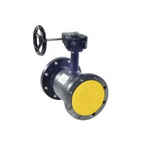 Кран шаровой стальной BROEN Ballomax фланцевый DN 200 PN 16 с редуктором 584787