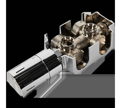 Комплект Meibes Design Line для нижнего подключения хром F12161