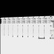 Радиатор биметаллический ROMMER Plus BM 200 10 секций боковое подключение RAL 9016 RBM-3210-020010