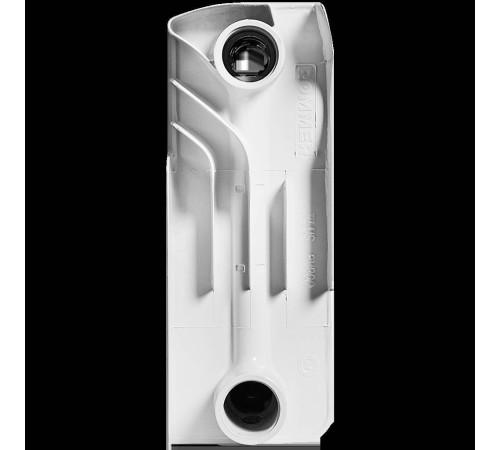 Радиатор биметаллический ROMMER Plus BM 200 14 секций боковое подключение RAL 9016 RBM-3210-020014