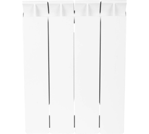 Радиатор биметаллический STOUT STYLE 350 4 секции боковое подключение RAL 9010 SRB-0110-035004