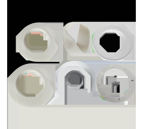 Комплект дымохода ROMMER Антилед универсальный 60/100 1000 мм RCA-6010-251000