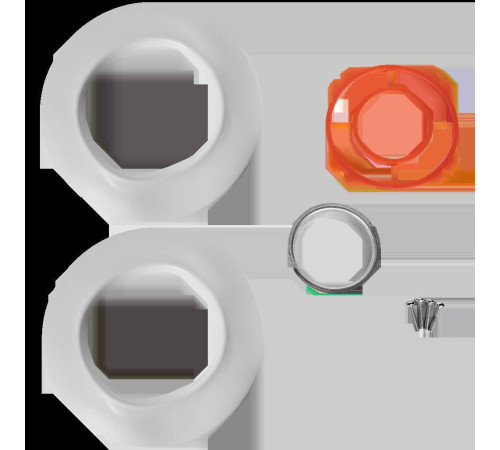 Комплект дымохода ROMMER Антилед 60/100 1000 мм для Immergas RCA-6010-261000