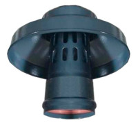 Оголовок с ветрозащитой ROMMER 80 мм алюминий черный RCA-0080-010006