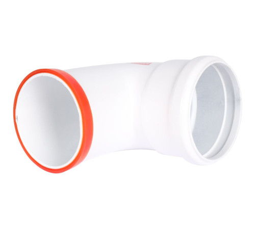 Отвод коаксиальный ROMMER 80 мм 90° M/F RCA-0080-000090