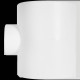 Тройник переходной Pro Aqua PP-R 50x25x50 мм белый PA14550P
