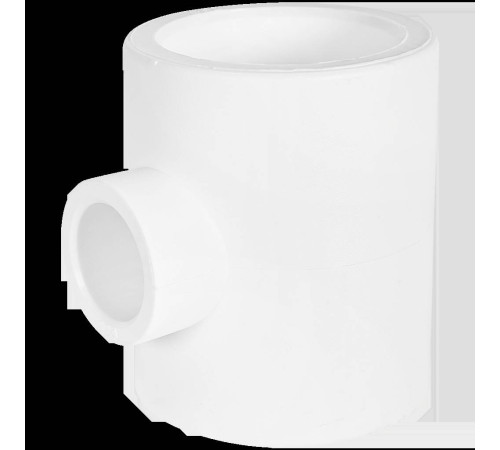 Тройник переходной Pro Aqua PP-R 50x25x50 мм белый PA14550P