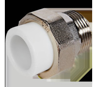 Муфта комбинированная разъемная американка Pro Aqua 25x1 НР PP-R белая PA21015