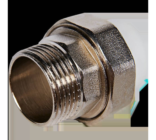 Муфта комбинированная разъемная американка Pro Aqua 25x1 НР PP-R белая PA21015