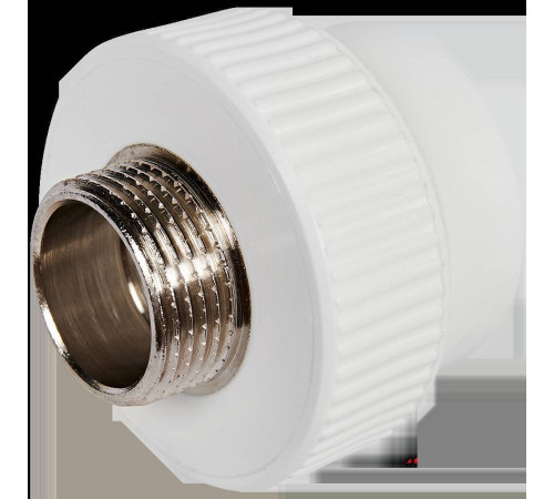 Муфта комбинированная Pro Aqua PPR ВР 40х1 белая PA22020