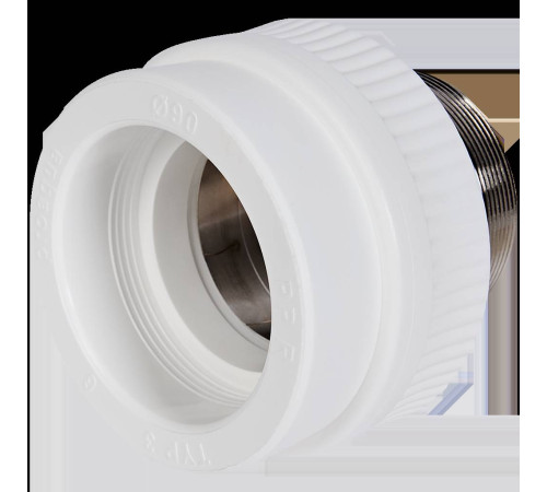 Муфта комбинированная Pro Aqua PP-R 90x3 под ключ НР белая PA23528