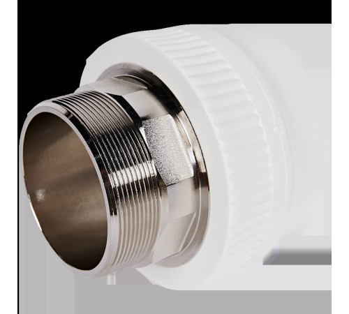 Муфта комбинированная Pro Aqua PP-R 90x3 под ключ НР белая PA23528