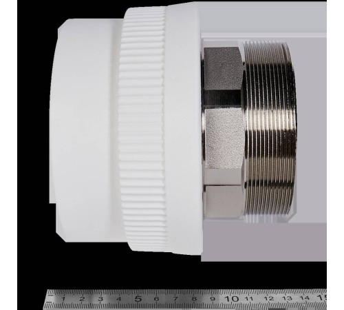 Муфта комбинированная Pro Aqua PP-R 110x4 под ключ НР белая PA23530P