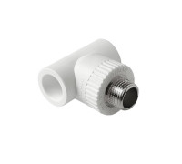 Тройник комбинированный Pro Aqua PP-R 25x3/4 НР белый PA25014P