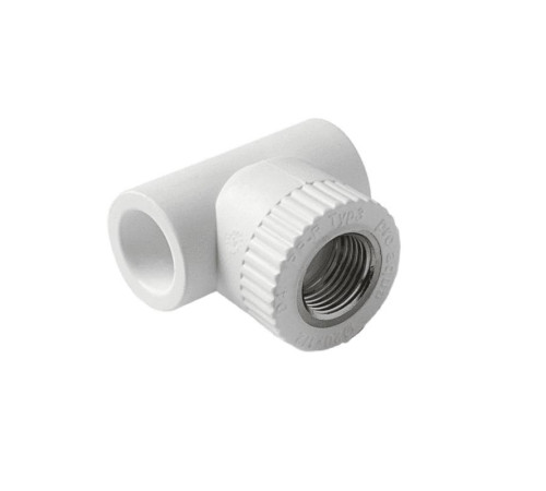 Тройник комбинированный Pro Aqua PP-R 20x3/4 ВР белый PA24010P