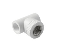 Тройник комбинированный Pro Aqua PP-R 25x3/4 ВР белый PA24014P