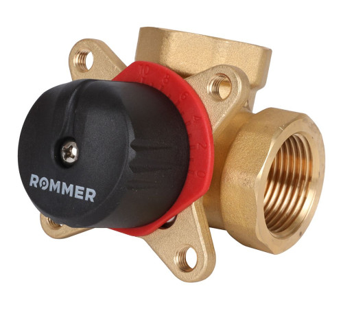 Клапан смесительный трехходовой ROMMER 1 Kvs 10 RVM-0003-010025