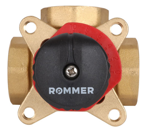 Клапан смесительный трехходовой ROMMER 1 Kvs 10 RVM-0003-010025