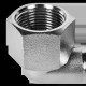 Угольник-переходник 90° ROMMER нержавеющая сталь 28 мм x 3/4 ВР RSS-0009-002834