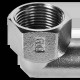 Угольник-переходник 90° ROMMER нержавеющая сталь 35 мм x 1 ВР RSS-0009-000351