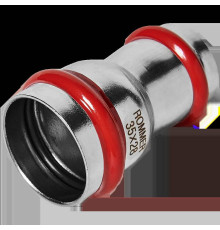 Муфта переходная ROMMER из нержавеющей стали пресс 35х28 мм RSS-0018-003528