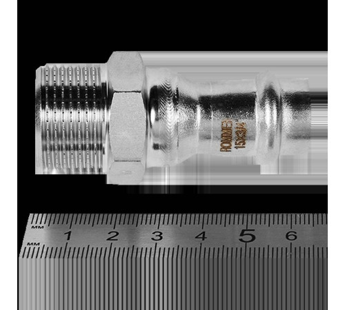 Переходник НР ROMMER прессовый 15х3/4 нержавеющая сталь RSS-0021-001534