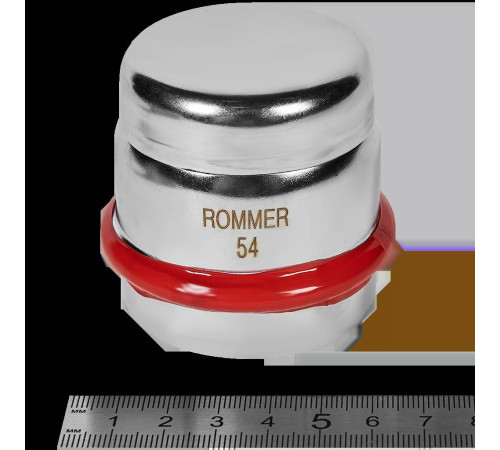 Заглушка прессовая ROMMER 54 мм нержавеющая сталь RSS-0025-000054