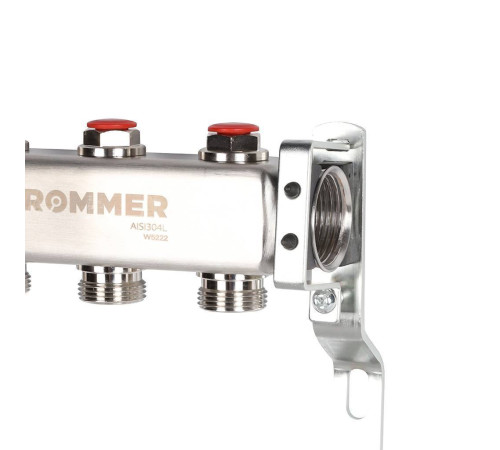 Коллекторная группа из нержавеющей стали без расходомеров ROMMER 3 выхода RMS-3200-000003
