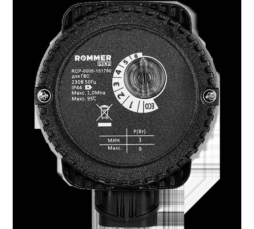 Циркуляционный насос для ГВС ROMMER RCP-0005-151780