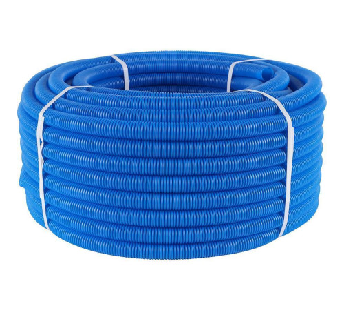 Труба гофрированная STOUT ПНД 23 мм синяя для труб 16 мм SPG-0001-502316