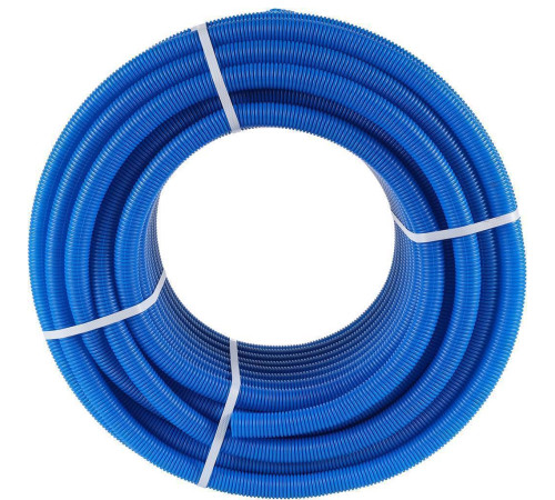 Труба гофрированная STOUT ПНД 23 мм синяя для труб 16 мм SPG-0001-502316