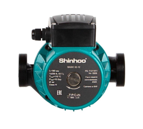 Циркуляционный насос Shinhoo BASIC 25-12S 180 71211010