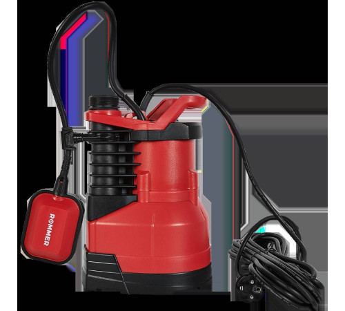 Насос дренажный ROMMER PROFI для чистой воды 750 Вт кабель 10 м RDP-0003-100750