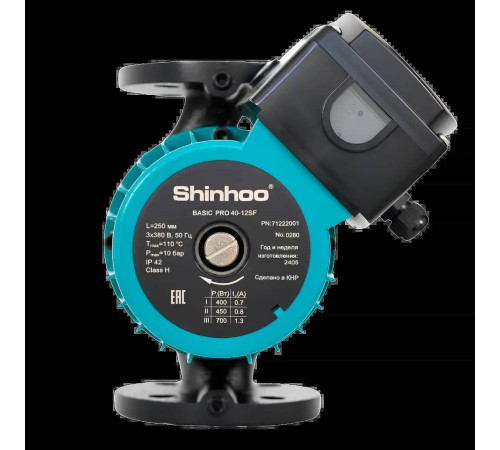 Циркуляционный насос Shinhoo BASIC PRO 50-12SF 3x380 В 71242011