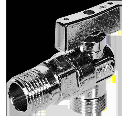 Кран шаровой угловой BUGATTI Miami 1/2x1/2 для стиральных машин 08840024