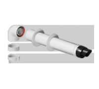 Комплект дымохода ROMMER традиционный 80/125 800 мм RCA-8125-250800