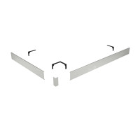 Экран для поддона RGW N/ST-21 W 100x80 мм белый 50231580-01