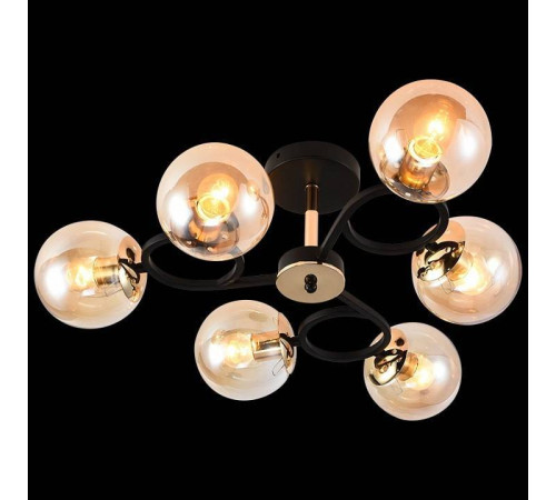 Люстра на штанге Reluce 01338 01338-0.3-06 BK+FGD