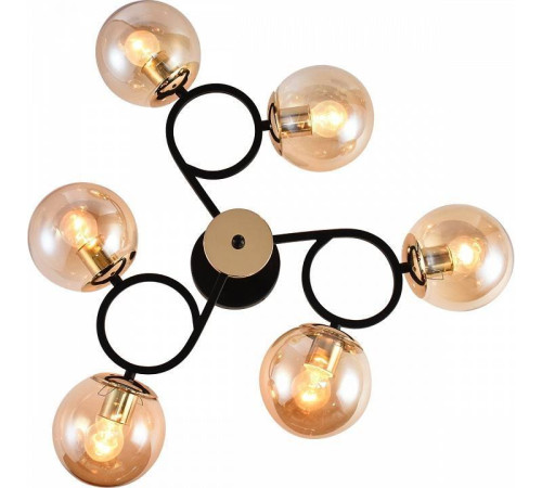 Люстра на штанге Reluce 01338 01338-0.3-06 BK+FGD