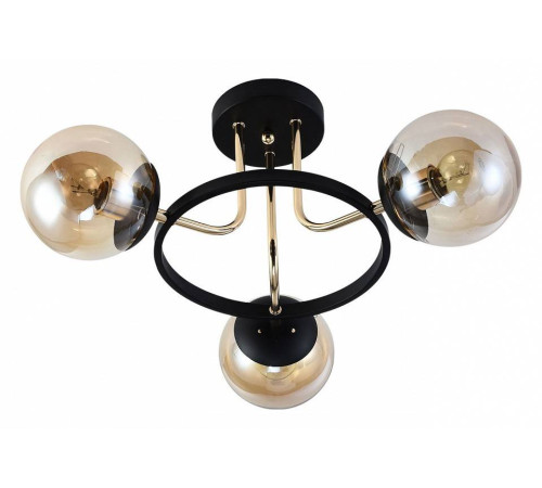 Люстра на штанге Reluce 01344 01344-0.3-03 BK+FGD