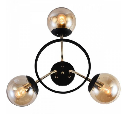 Люстра на штанге Reluce 01344 01344-0.3-03 BK+FGD