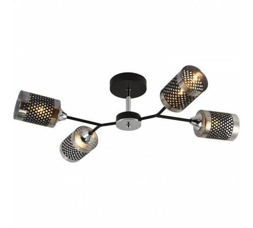 Люстра на штанге Reluce 01405-1 01405-3.3-04B BK+CR