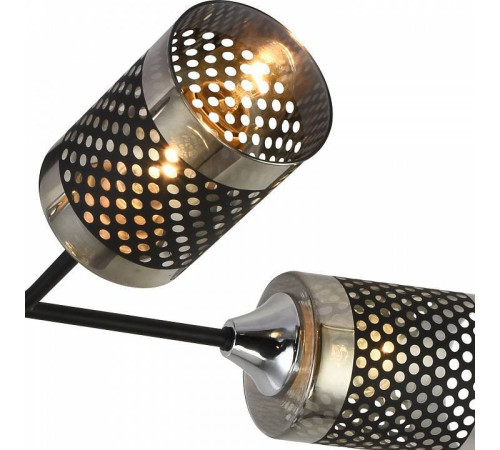 Люстра на штанге Reluce 01405-1 01405-3.3-04B BK+CR