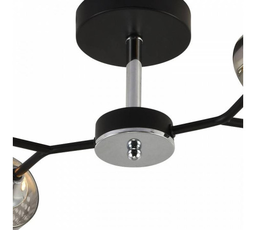 Люстра на штанге Reluce 01405-1 01405-3.3-04B BK+CR