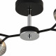 Люстра на штанге Reluce 01405-1 01405-3.3-04B BK+CR