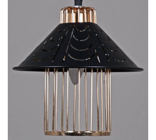 Подвесной светильник Reluce 02501 02501-0.9-03 BK+GD