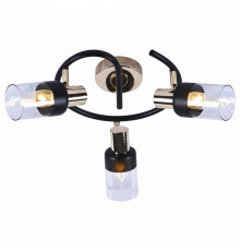 Спот De Markt 05903-0.8-03A BK+FGD 3 лампы черный золото 05903-0.8-03A BK+FGD