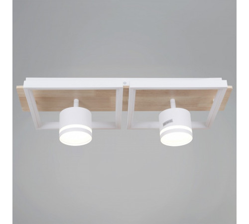 Накладной светильник De Markt Ракурс WH+WOOD 19560-0.3-2+2 WH+WOOD